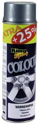 KING WHEEL PAINT SILVER 500ML