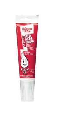 KLEEN-FLO HEAT-RESISTANT SILICONE SEALANT RED 85G