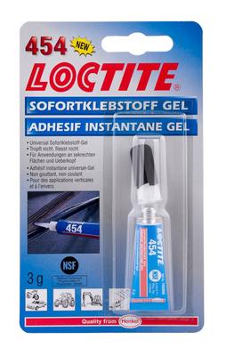 LOCTITE 454 - INSTANT ADHESIVE GEL POROUS SURFACES METALS 3G