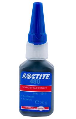 LOCTITE 480 - INSTANT ADHESIVE BLACK PLASTIC/RUBBER/METAL 20G