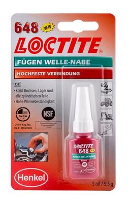 LOCTITE 648 - BUSH AND BEARING RETAINER (MAX. TEMP) 5ML