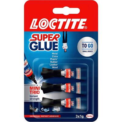 LOCTITE MINI TRIO - UNIVERSAL INSTANT ADHESIVE 3 X 1G