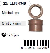 Molded seal Ø int 8,7 mm