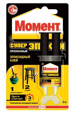 MOMENT REPAIR EPOXY - EPOXY ADHESIVE (TRANSPARENT) 6ML
