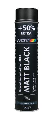 MOTIP BLACK MATT ACRYLIC PAINT 600ML