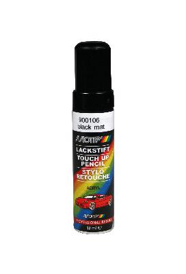 MOTIP BLACK MATT ACRYLIC PAINT BRUSH BOTTLE 12ML