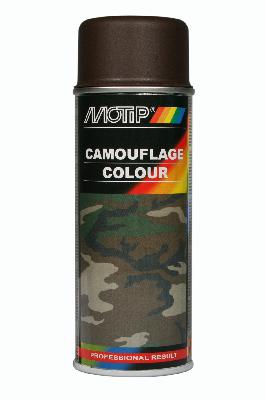 MOTIP CAMOUFLAGE PAINT BROWN MATT (RAL 8027) 400ML