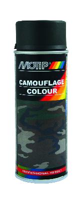 MOTIP CAMOUFLAGE PAINT GREY-GREEN MATT (RAL6006) 400ML
