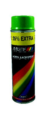 MOTIP GREEN GLOSS ACRYLIC PAINT 500ML