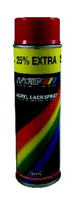 MOTIP RED GLOSS ACRYLIC PAINT 500ML