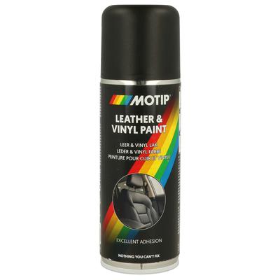 MOTIP VINYL/LEATHER PAINT BLACK 200ML