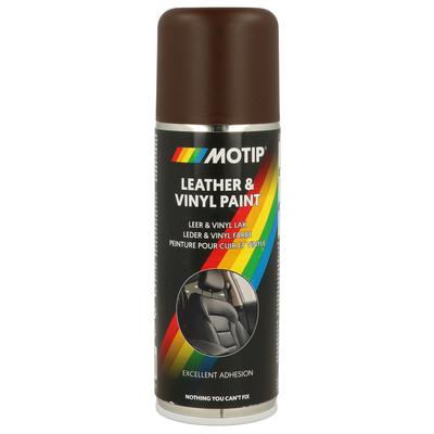 MOTIP VINYL/LEATHER PAINT DARK BROWN RAL 8017 200ML