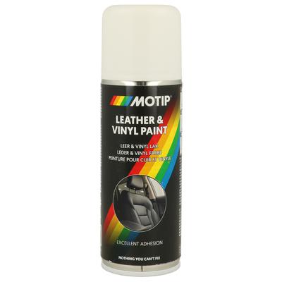 MOTIP VINYL/LEATHER PAINT WHITE RAL 9016 200ML