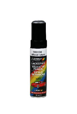MOTIP WHEEL PAINT SILVER BRUSH BOTTLE 12ML