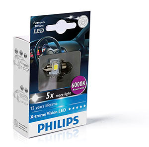 PHILIPS Festoon X-tremeVision LED T14x30 6 000 K