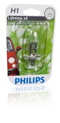 PHILIPS H1 LongLife EcoVision blister
