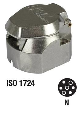 PISTIKUPESA 7-KL. 12V ALUMIINIUM