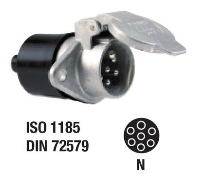 PISTIKUPESA 7-KL. ALUM. 24V "N" KRUVI