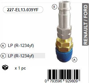 Kiirühenduse pikendus LP R-1234yf