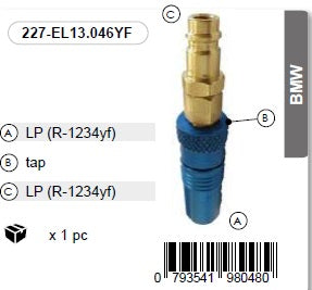 Kiirühenduse pikendus LP R-1234yf