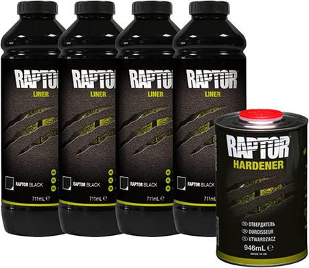 RAPTOR TEXTURED COATING BLACK 3,8L