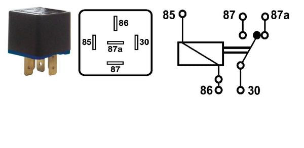 RELEE 12V 20/30A 5-KL