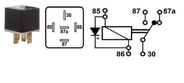 RELEE 24V 10/20A 5-KL DI