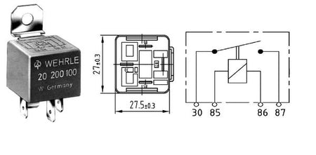 RELEE 24V 20A 4-KL