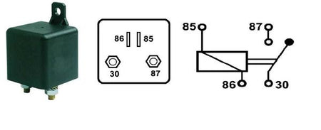 RELEE (TUGEVDAT.)24V 100A 4-KL