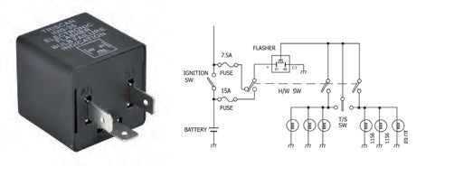 SUUNAT. RELEE TRIDON 3 KL 12V