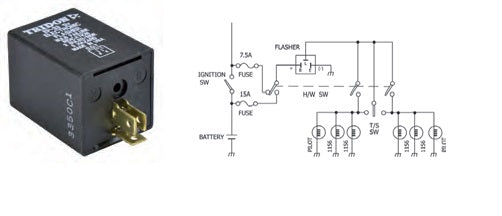 SUUNAT. RELEE TRIDON 3 KL 12V