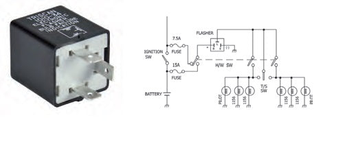 SUUNAT. RELEE TRIDON 3 KL 12V
