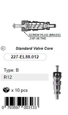 Ventiil Standard R12