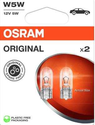W5W 5W OSRAM BLISTER 2 TK