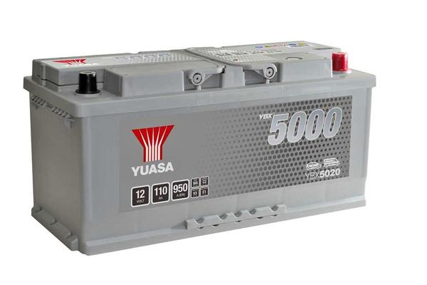 YUASA 12V 110Ah 950A 394X175X190 -/+