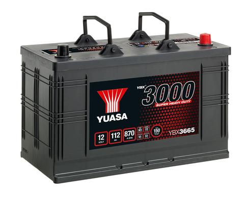 YUASA 12V 112Ah 870A SMF 346X173X234 -/+