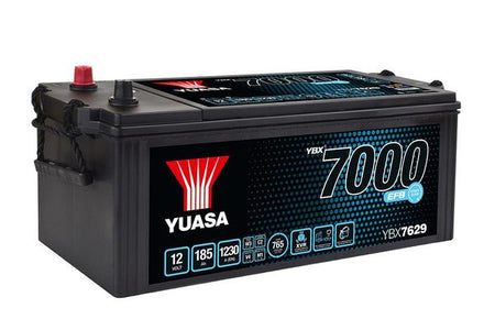 YUASA 12V 185Ah 1230A EFB 511X222X215 otsal +/-