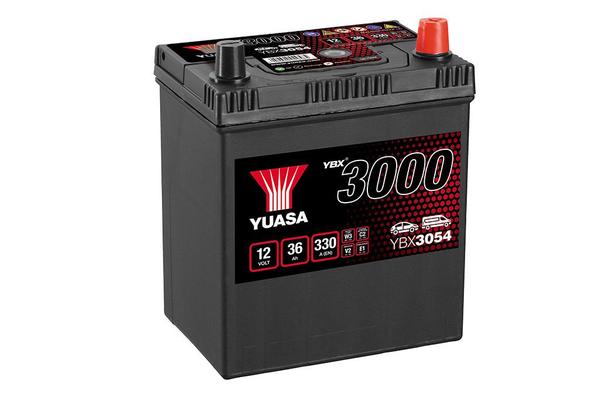 YUASA 12V 36Ah 330A SMF 187X127X227 -/+
