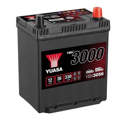 YUASA 12V 36Ah 330A SMF 187X136X227 -/+