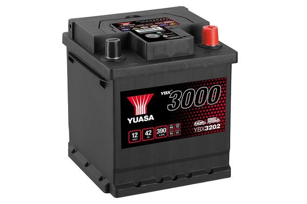 YUASA 12V 42Ah 390A SMF 175X175X190 -/+