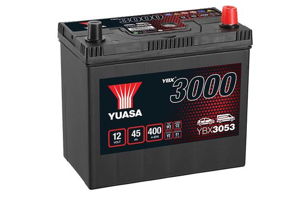 YUASA 12V 45Ah 400A SMF 238X129X225 -/+