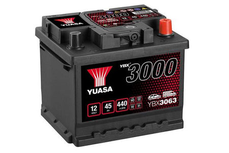 YUASA 12V 45Ah 440A SMF 207X175X175 -/+