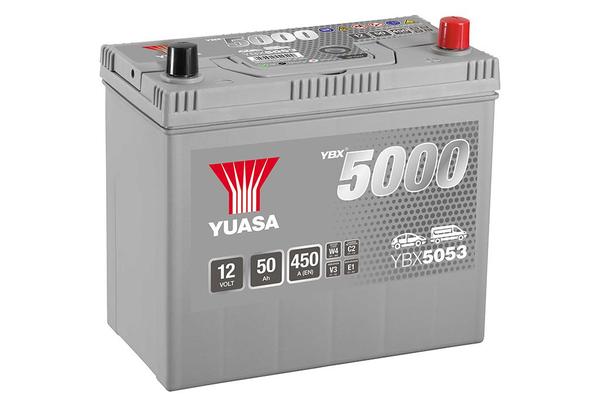 YUASA 12V 50Ah 450A 238X129X223 -/+