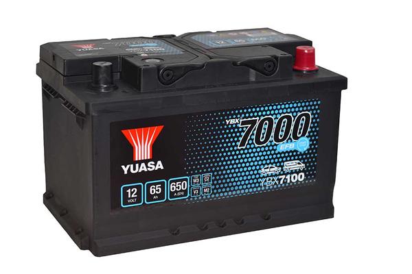 YUASA 12V 65Ah 650A EFB 278X175X175 -/+