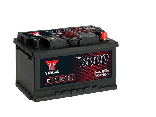 YUASA 12V 71Ah 680A SMF 278X175X175 -/+