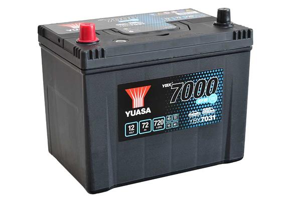 YUASA 12V 72Ah 720A EFB 260X173X225 +/-