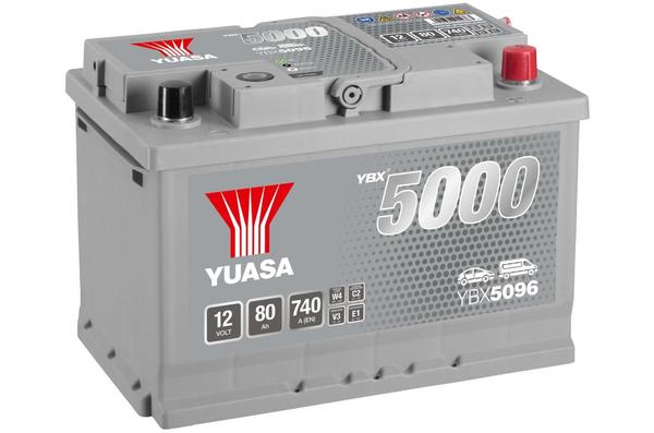 YUASA 12V 80Ah 740A 278X175X190 -/+