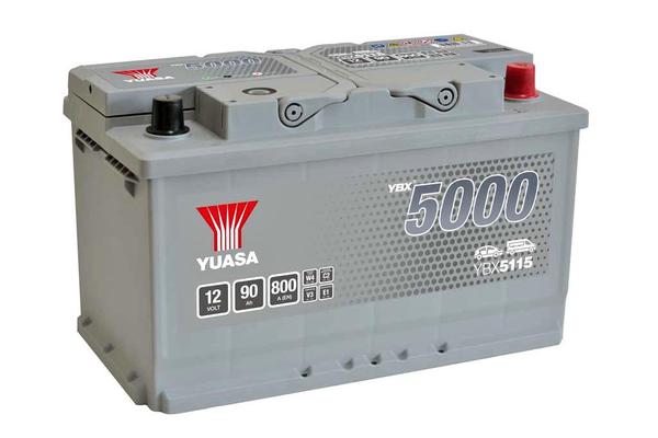 YUASA 12V 90Ah 800A 315X175X190 -/+