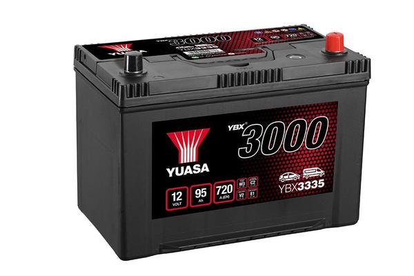 YUASA 12V 95Ah 720A SMF 304X174X225 -/+
