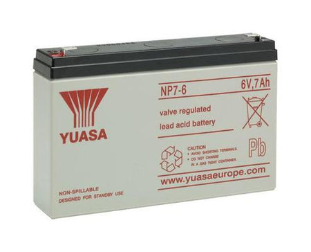 Yuasa aku NP7-6 7Ah 151X34X97
